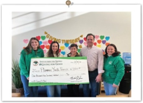 Salem office's Giving for Good donation to Plummer Youth Promise