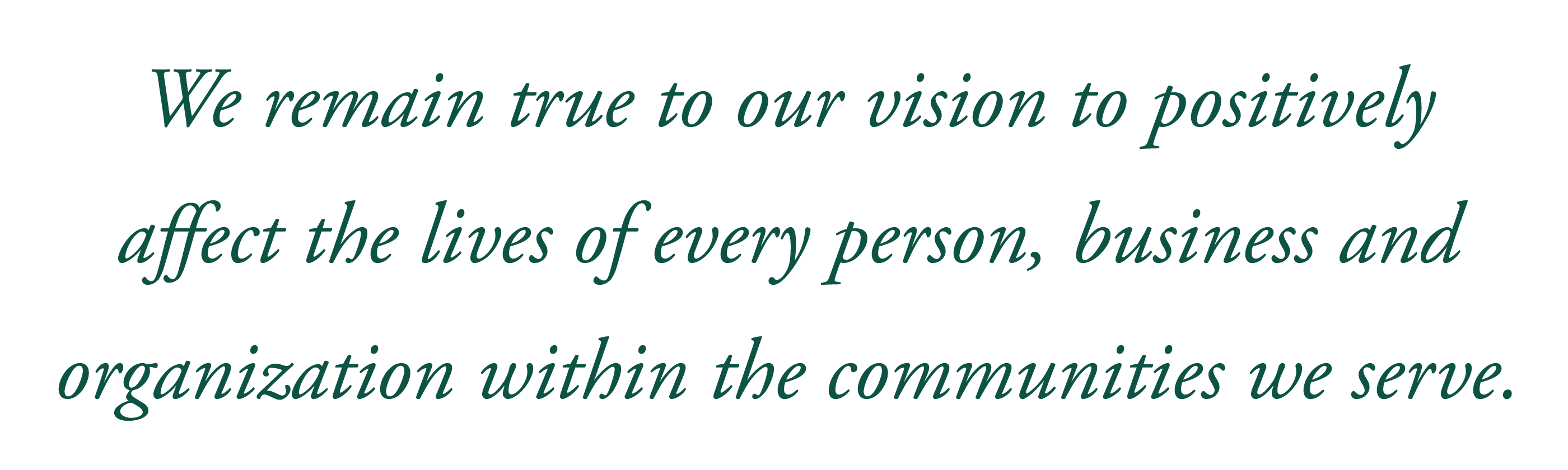 Vision Statement