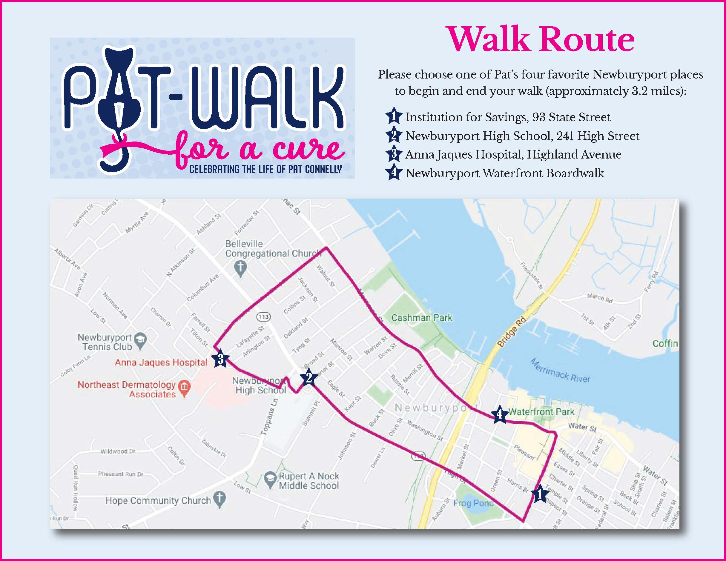 Pat-Walk Route Map