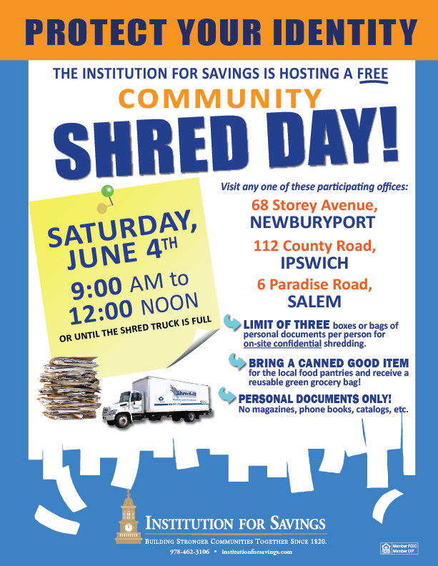 Free Shred Event June 4th
