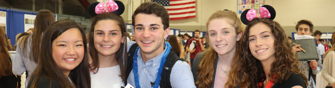 students at fair