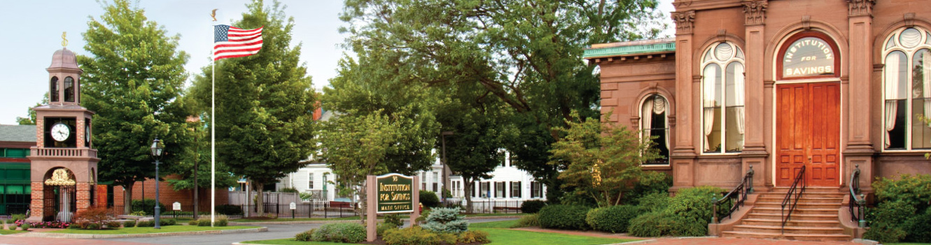 Street view of Institution for Savings branch