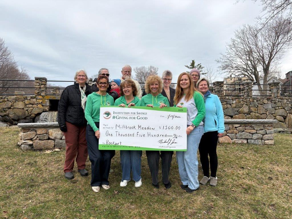 Giving for Good, Rockport team, Millbrook Meadow and Pond