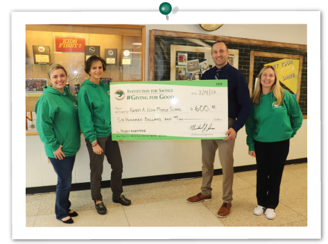 Lending office Giving for Good Nock Middle School 2023
